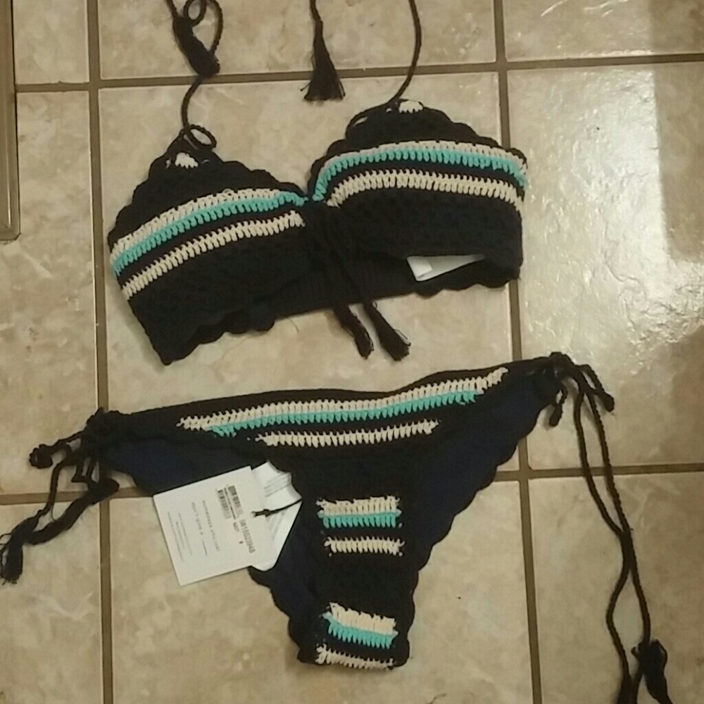 Some days lovin crochet bikini Sz xs/ m